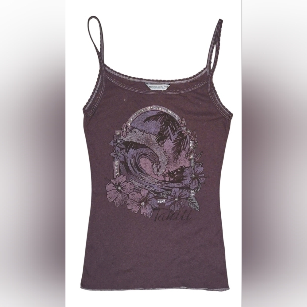 VINTAGE Abercrombie fitch Tahiti Barefoot Invitational Tank Top